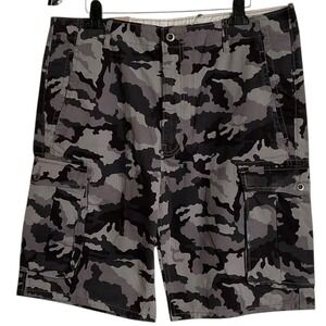 Levis Mens Cargo I Shorts Grey Black Camo Relaxed Fit Gorpcore New With Tags 38